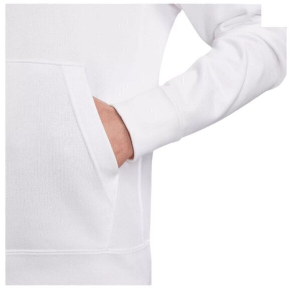 Nike Club Fleece Pullover Hoodie Sweatshirt White Men's‎ Medium NWOT FB6574-100 - Picture 5 of 16